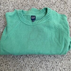 GAP Women's Green Crew Neck Sweater